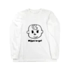 LLP-babyのNijyu-a -go!薄毛girl ロングスリーブTシャツ