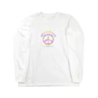 薈.collectionのLove＆peaceシリーズRainbowcolorバージョン ロングスリーブTシャツ