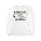 猫と釣り人のカンパチ_8K Long Sleeve T-Shirt