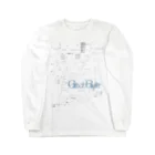 GlitchBuiltのWhite noise (GlitchBuilt Logo) Long Sleeve T-Shirt