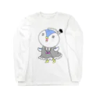 ひよっこひよこのペンギン侍のメイド姿 Long Sleeve T-Shirt