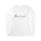 yuu all rightのロゴTシャツシリーズ/yuu all right Long Sleeve T-Shirt