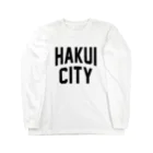 JIMOTOE Wear Local Japanの羽咋市 HAKUI CITY Long Sleeve T-Shirt