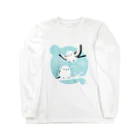 tsukiotoの2匹のシマエナガ Long Sleeve T-Shirt