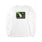 うどんやさんの雨とのらねこと花 Long Sleeve T-Shirt