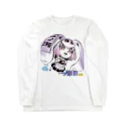 🤍一ノ瀬 彩 🐇⸒⸒ suzuri支店🤍の一ノ瀬彩ラフ画タッチちびｷｬﾗ【ﾆｺｲｽﾞﾑ様Design】 Long Sleeve T-Shirt