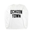 JIMOTOE Wear Local Japanの越前町 ECHIZEN TOWN Long Sleeve T-Shirt