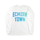 JIMOTOE Wear Local Japanの越前町 ECHIZEN TOWN Long Sleeve T-Shirt