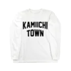 JIMOTOE Wear Local Japanの上市町 KAMIICHI TOWN ロングスリーブTシャツ