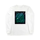 Drecome_Designの星降る森(緑) Long Sleeve T-Shirt