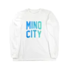 JIMOTOE Wear Local Japanの美濃市 MINO CITY Long Sleeve T-Shirt