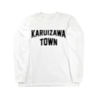 JIMOTO Wear Local Japanの軽井沢町 KARUIZAWA TOWN ロングスリーブTシャツ