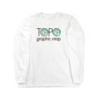 NICE ONEのTOPOGRAPHIC MAP Long Sleeve T-Shirt