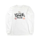 BBdesignのbeach　ビーチ ロングスリーブTシャツ