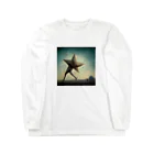 Kusshieの歩く星の人 Long Sleeve T-Shirt