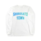 JIMOTOE Wear Local Japanの城里町 SHIROSATO TOWN ロングスリーブTシャツ