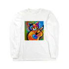 withCatsの俺のマーチンD-45 が大好物な俺の猫 Long Sleeve T-Shirt