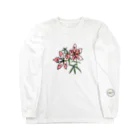 フルツの10/1 誕生花 「モミジアオイ」 Long Sleeve T-Shirt