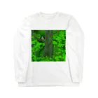 IWAOTHIのお店のシマフクロウの森 Long Sleeve T-Shirt