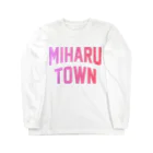 JIMOTOE Wear Local Japanの三春町 MIHARU TOWN ロングスリーブTシャツ