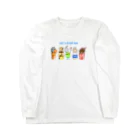 TAROPIのcat's drink bar ロングスリーブTシャツ