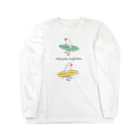 もしもしこちら文鳥の水浴びサーフィン Long Sleeve T-Shirt