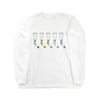 もしもしこちら文鳥のチューブタイプのインコ Long Sleeve T-Shirt