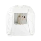 うるマートのシンプルかわいいポメラニアンのうる(実写の犬) Long Sleeve T-Shirt