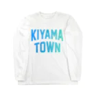 JIMOTOE Wear Local Japanの基山町 KIYAMA TOWN ロングスリーブTシャツ