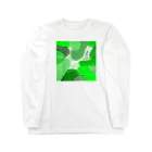 うにぽっぷこーんの観葉植物 Long Sleeve T-Shirt