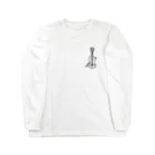 音楽とゆるキャラのバイオリン Long Sleeve T-Shirt