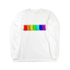 ZZZの虹色たこねこさん Long Sleeve T-Shirt