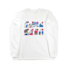 waka-kano artの選抜かるた B Long Sleeve T-Shirt