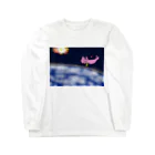 くまさん（麦食くま）の大気圏突入 Long Sleeve T-Shirt