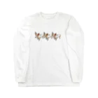 tetetetenの3連てんちゃん Long Sleeve T-Shirt