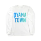 JIMOTOE Wear Local Japanの大山町 OYAMA TOWN Long Sleeve T-Shirt