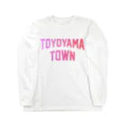 JIMOTOE Wear Local Japanの豊山町 TOYOYAMA TOWN ロングスリーブTシャツ
