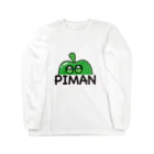 YouTubeピーマンChannelのPIMAN ロングスリーブTシャツ