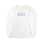 hiroshopのパステルパープルロゴver. Long Sleeve T-Shirt