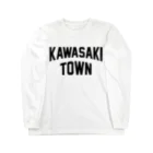 JIMOTOE Wear Local Japanの川崎町 KAWASAKI TOWN ロングスリーブTシャツ