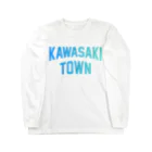 JIMOTOE Wear Local Japanの川崎町 KAWASAKI TOWN ロングスリーブTシャツ