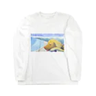 雪猫@LINEスタンプ発売中の避暑地 ロングスリーブTシャツ