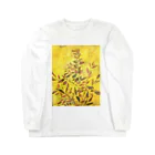 あおニャーマンの日本画•願い事の木 Long Sleeve T-Shirt