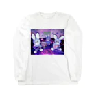 くまきちショップやさんのうさじスリー Long Sleeve T-Shirt