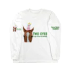 HorseSpaceTsumugiのジョージのTWO EYES Long Sleeve T-Shirt