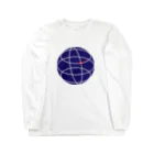 NICE ONEのGeographic coordinate system ロングスリーブTシャツ