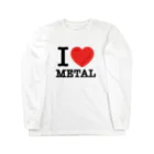 HachijuhachiのI LOVE METAL Long Sleeve T-Shirt