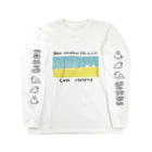 ぴぴSHOPのLife with BIRDS (ブルー) Long Sleeve T-Shirt