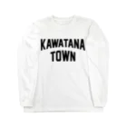 JIMOTOE Wear Local Japanの川棚町 KAWATANA TOWN Long Sleeve T-Shirt