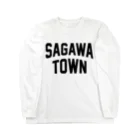 JIMOTO Wear Local Japanの佐川町 SAGAWA TOWN ロングスリーブTシャツ